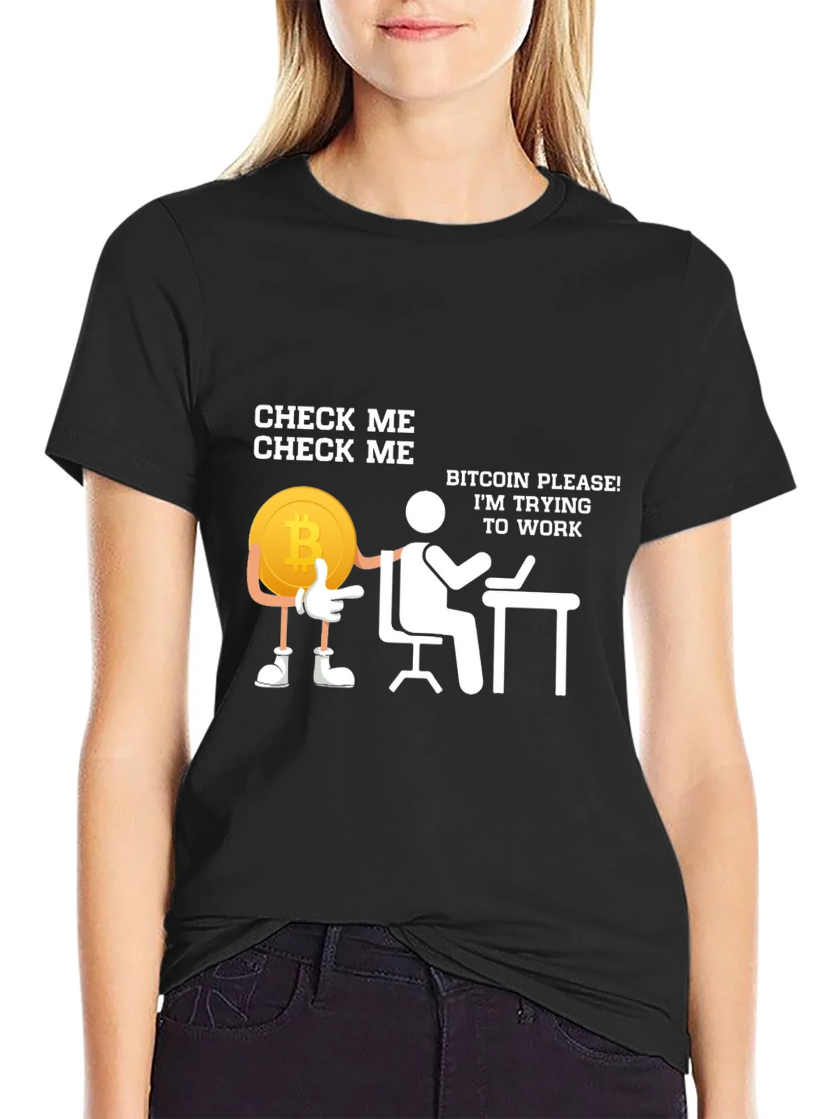 Check Me Bitcoin T-Shirt product image 2