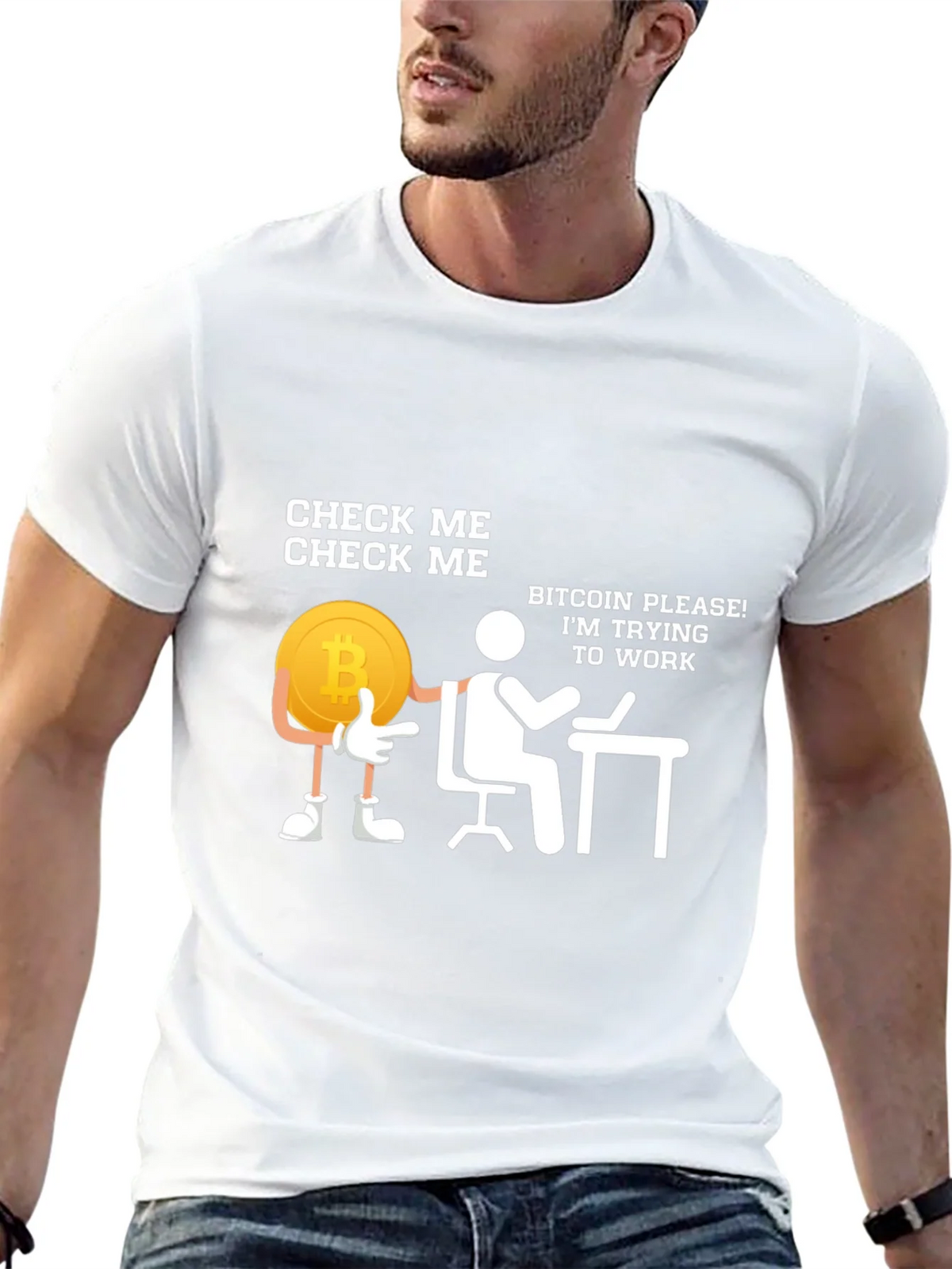 Check Me Bitcoin T-Shirt product image 12