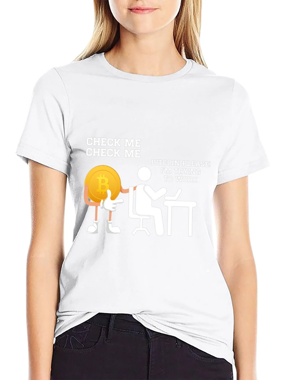 Check Me Bitcoin T-Shirt product image 8