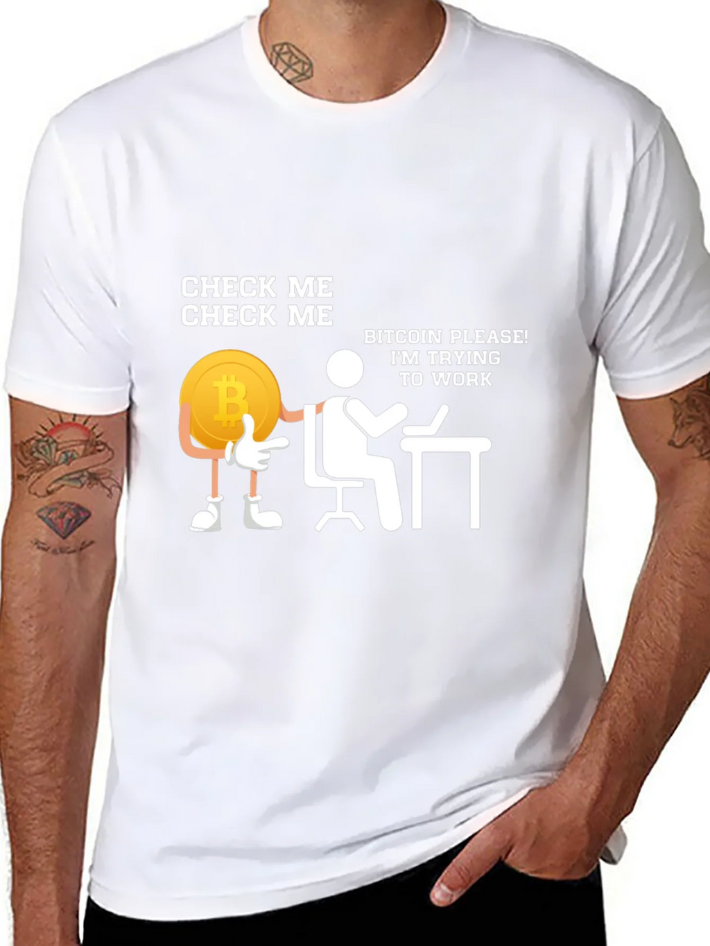 Check Me Bitcoin T-Shirt product image 7
