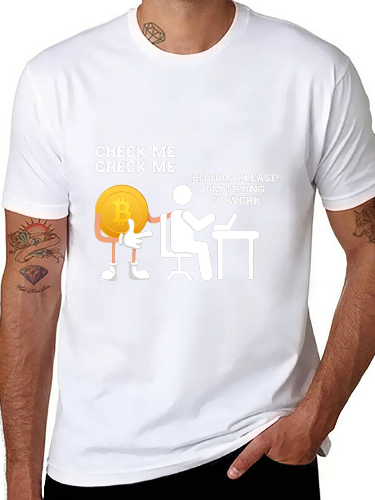 Check Me Bitcoin T-Shirt product image 7