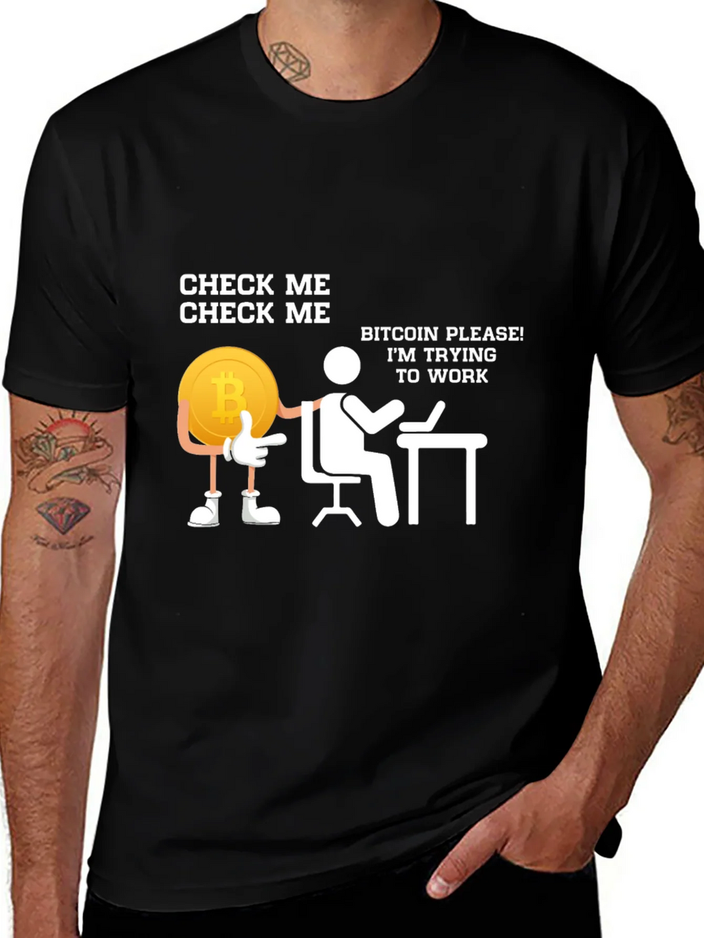 Check Me Bitcoin T-Shirt product image 1