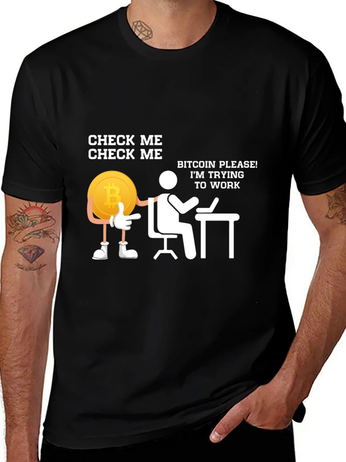 Check Me Bitcoin T-Shirt product image 1