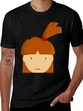 Cartoon Girl Graphic Tee - Fun & Casual Style product image 1