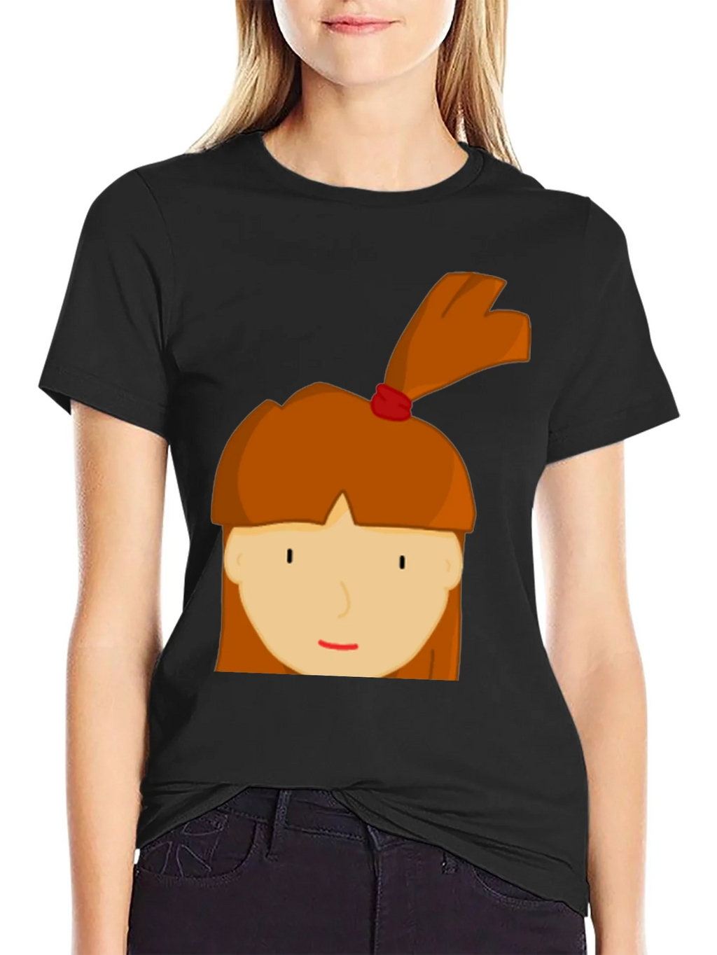 Cartoon Girl Graphic Tee - Fun & Casual Style product image 2