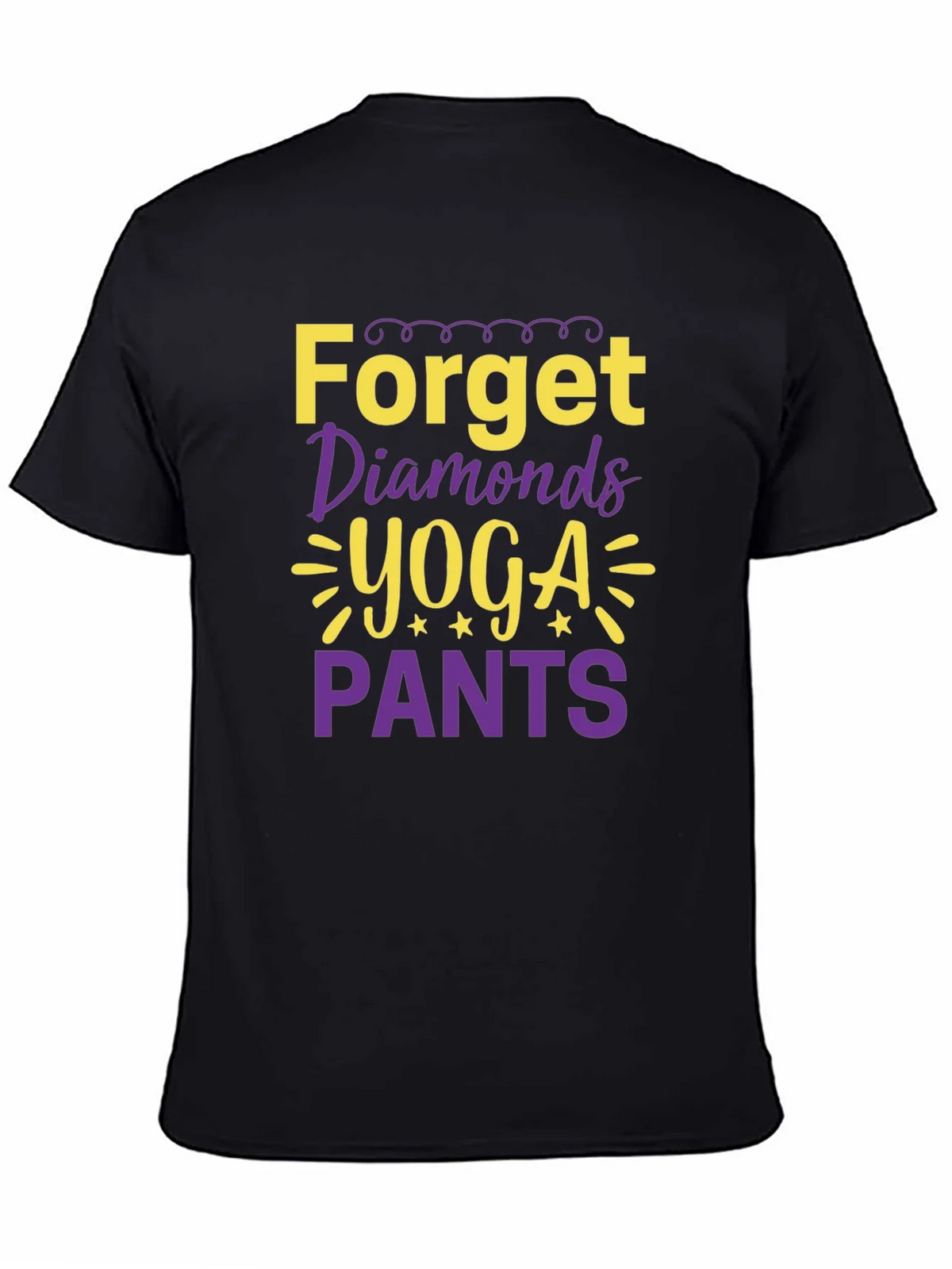Forget Diamonds Yoga Pants Graphic Tee product image 3