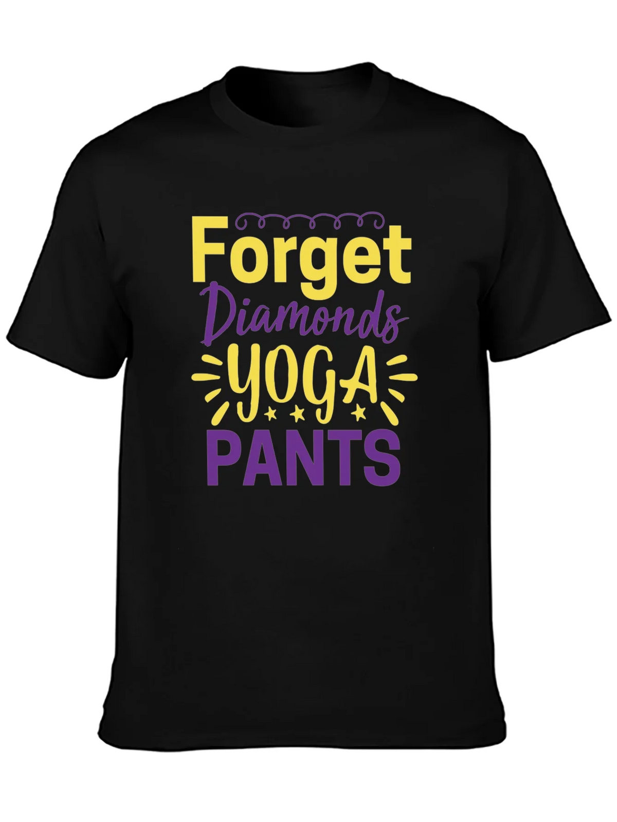 Forget Diamonds Yoga Pants Graphic Tee product image 2