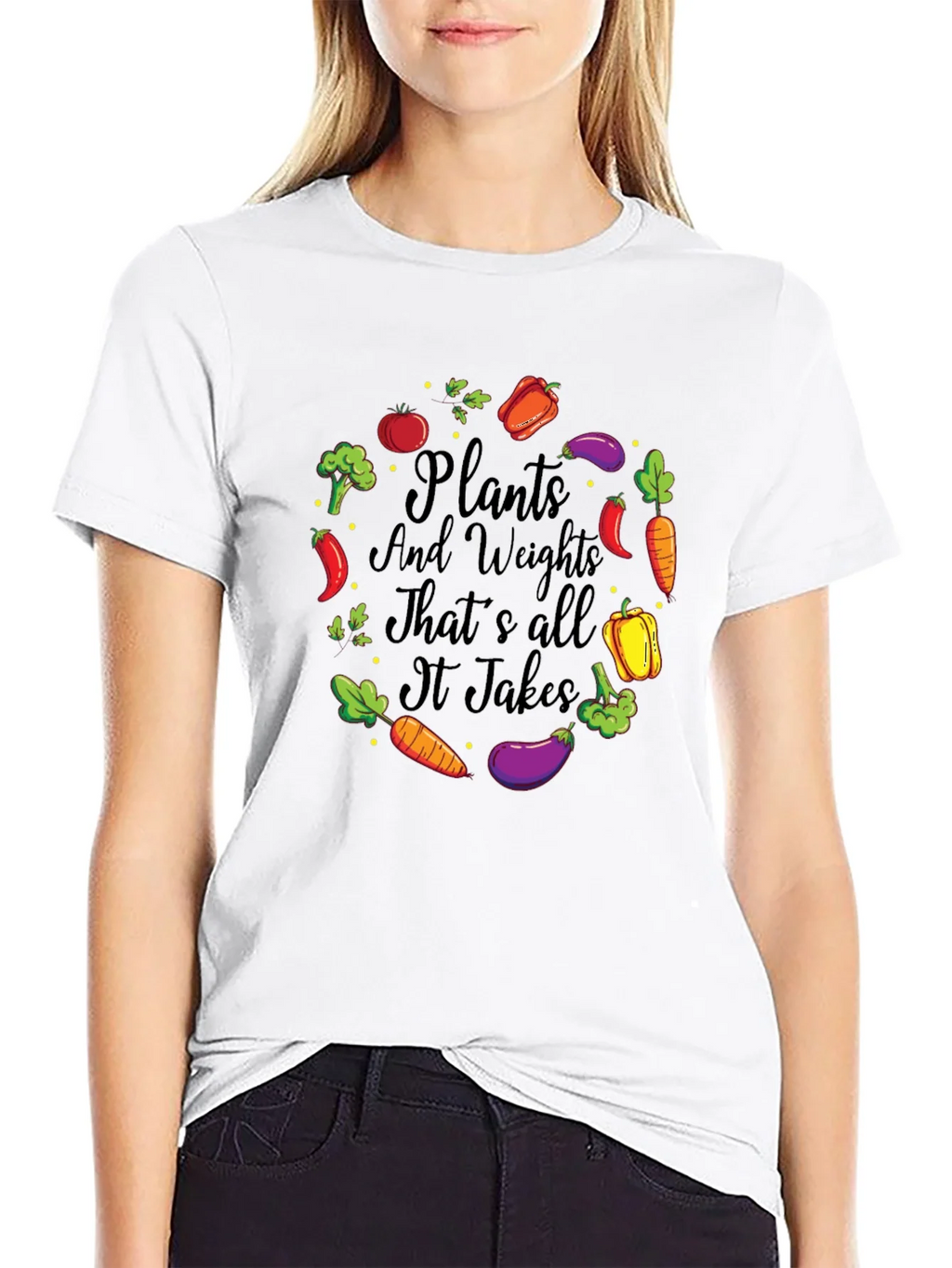 Plants and Weights Graphic T-Shirt product image 8