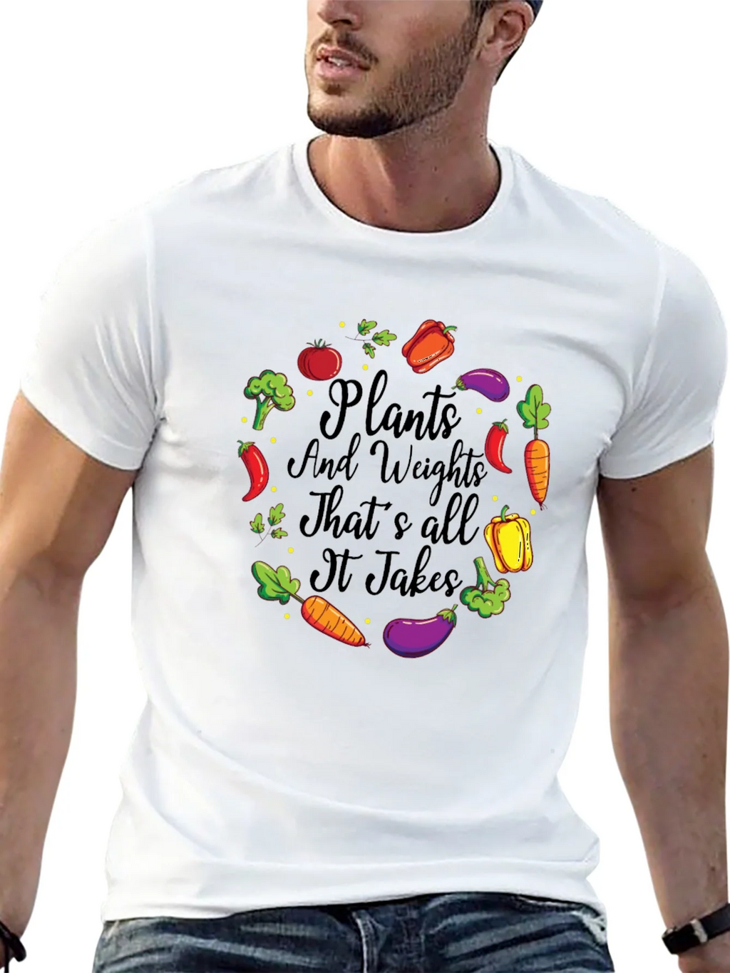 Plants and Weights Graphic T-Shirt product image 12