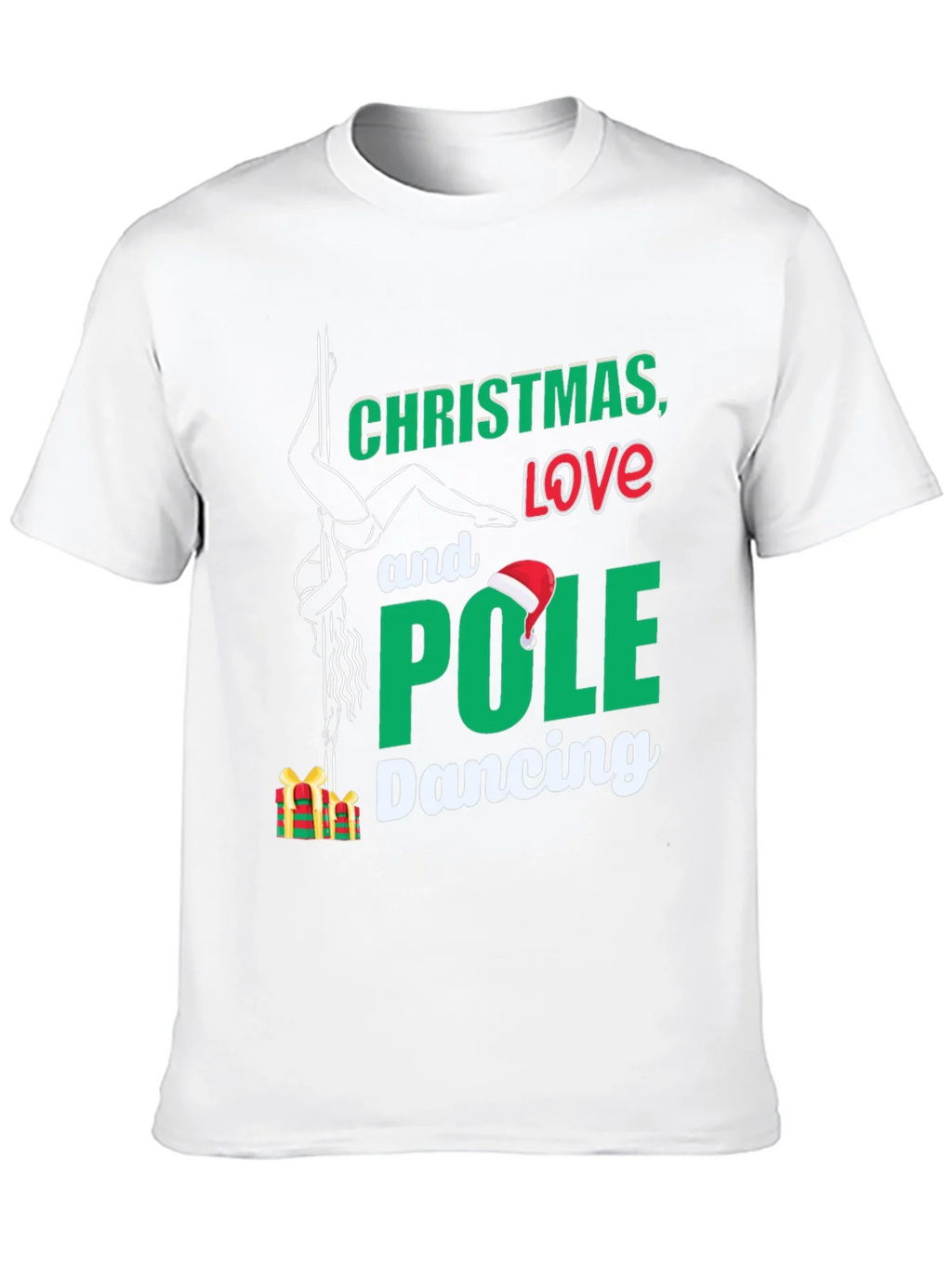 Christmas Love Pole Dancing T-Shirt