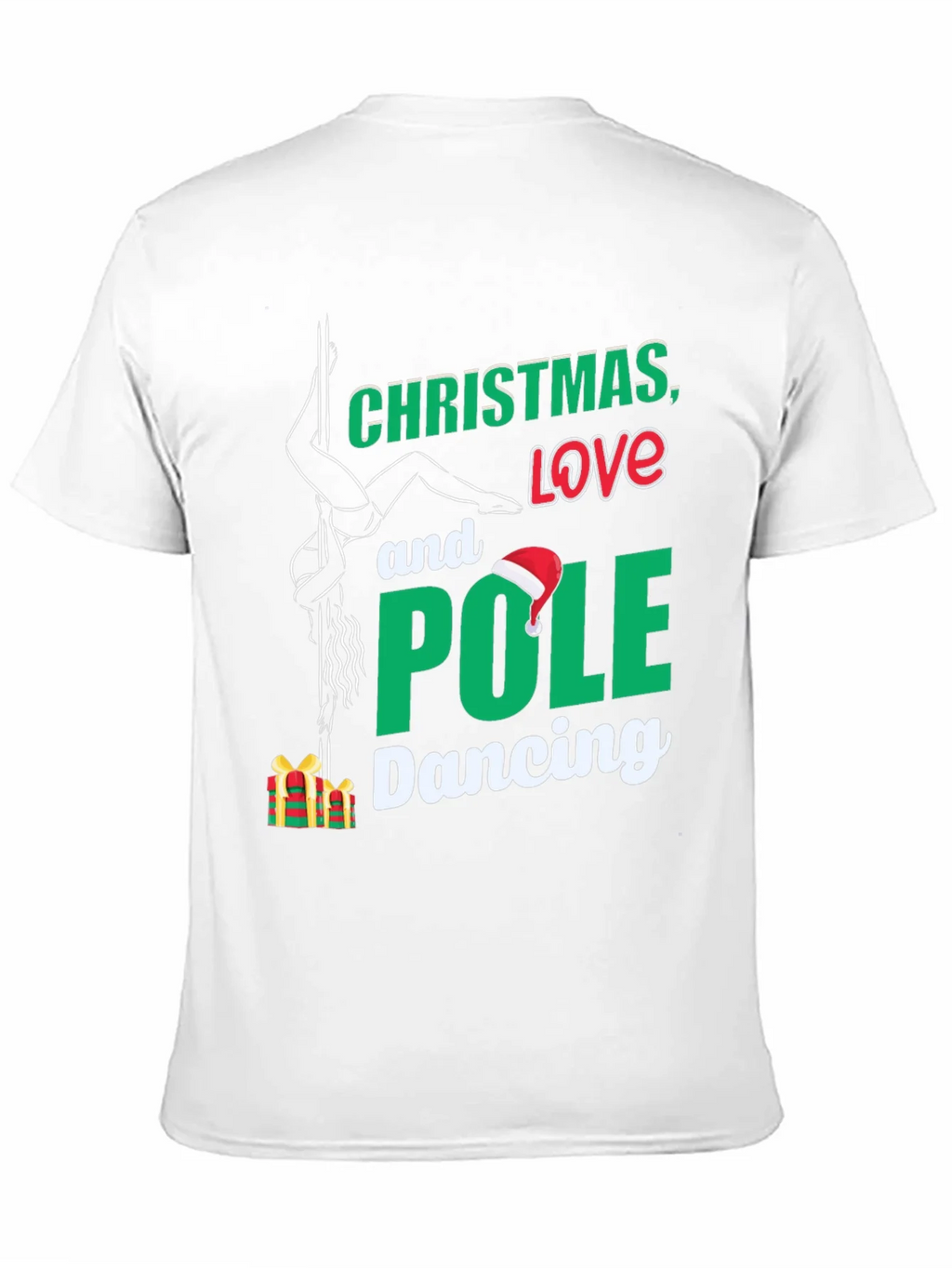 Christmas Love Pole Dancing T-Shirt