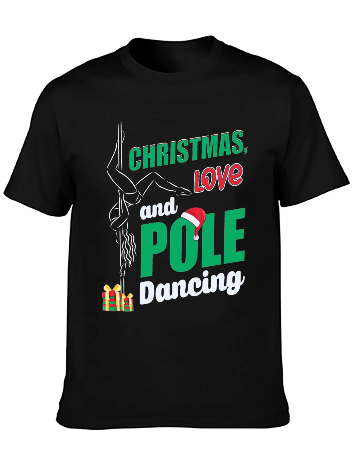 Christmas Love Pole Dancing T-Shirt