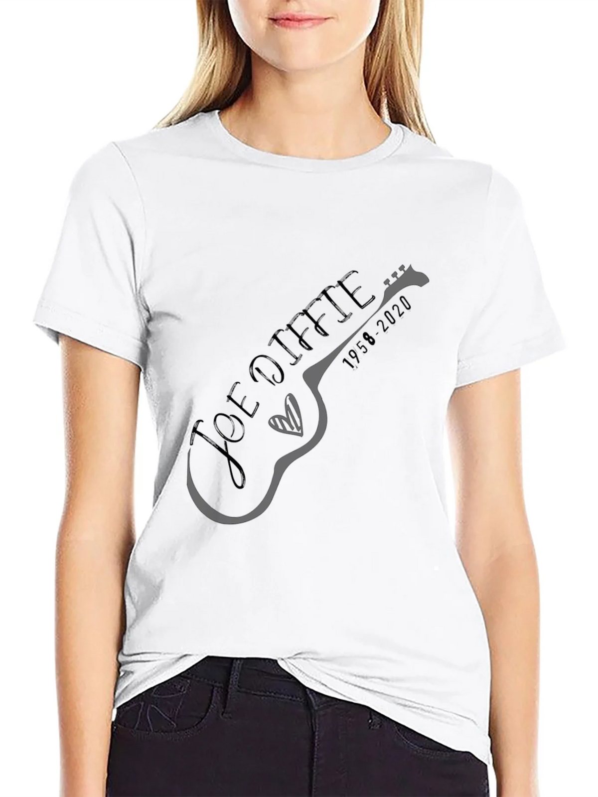 Joe Diffie Memorial Guitar T-Shirt product image 8