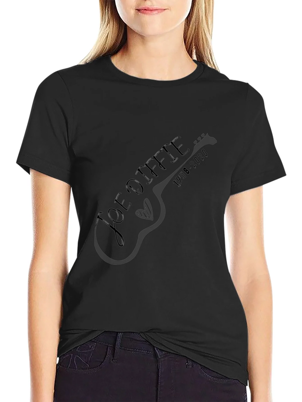 Joe Diffie Memorial Guitar T-Shirt product image 2