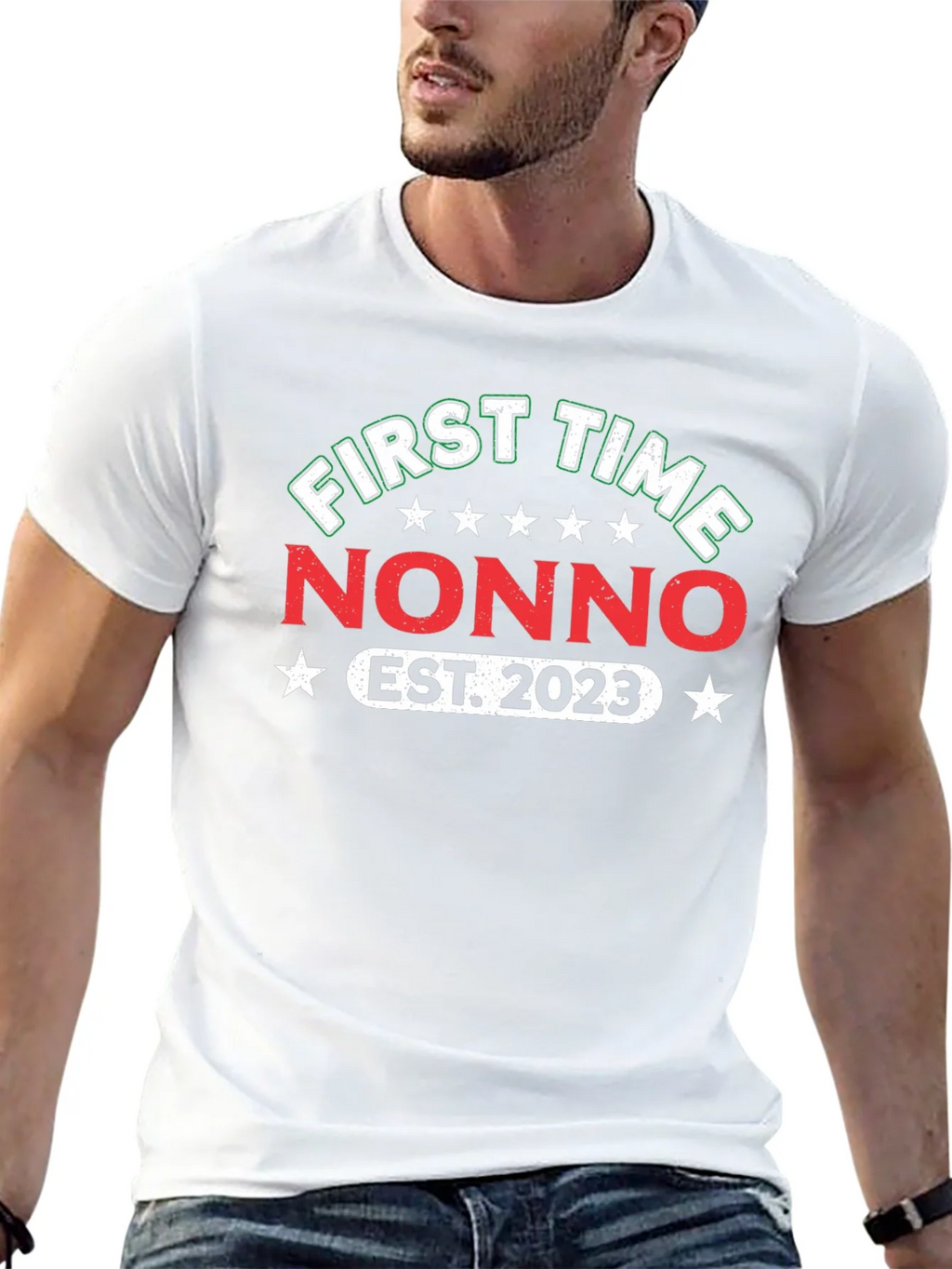First Time Nonno Est. 2023 T-Shirt product image 7