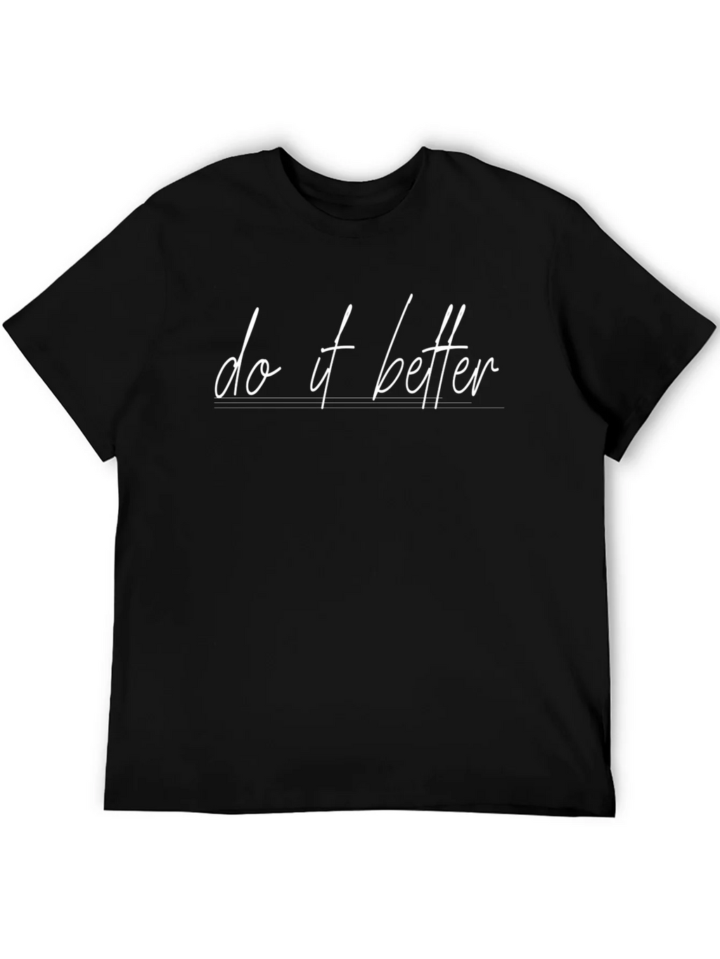 Do It Better Black Graphic T-Shirt product image 4