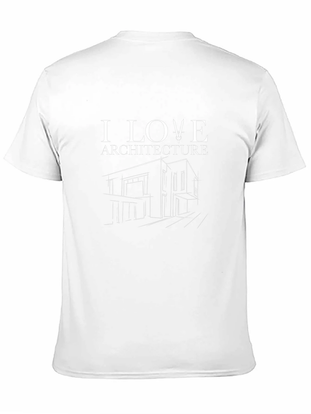 I Love Architecture Black T-Shirt product image 5