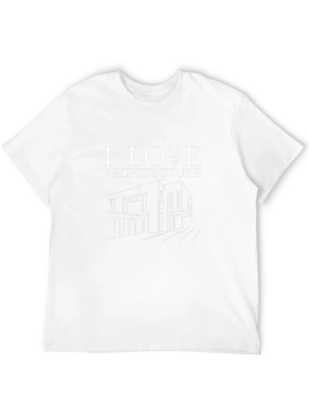 I Love Architecture Black T-Shirt product image 6