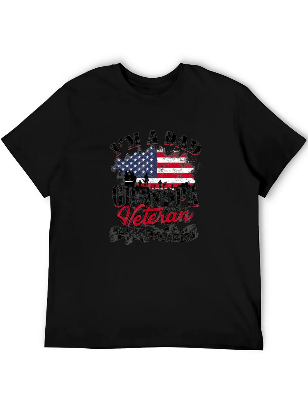 Dad Grandpa Veteran Graphic Tee product image 5