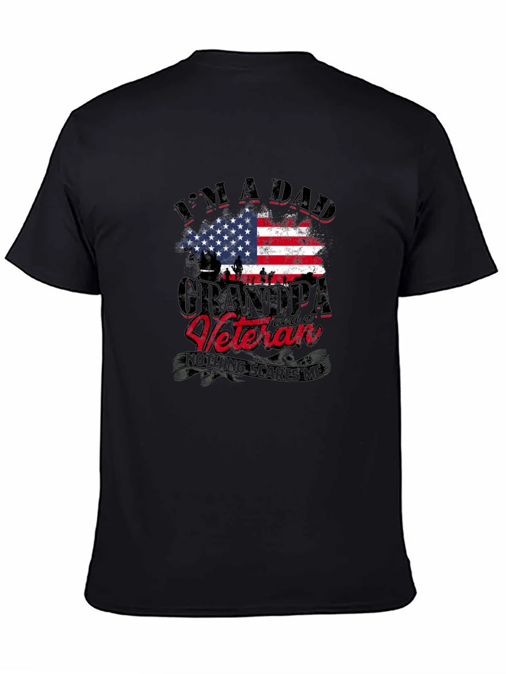 Dad Grandpa Veteran Graphic Tee product image 4