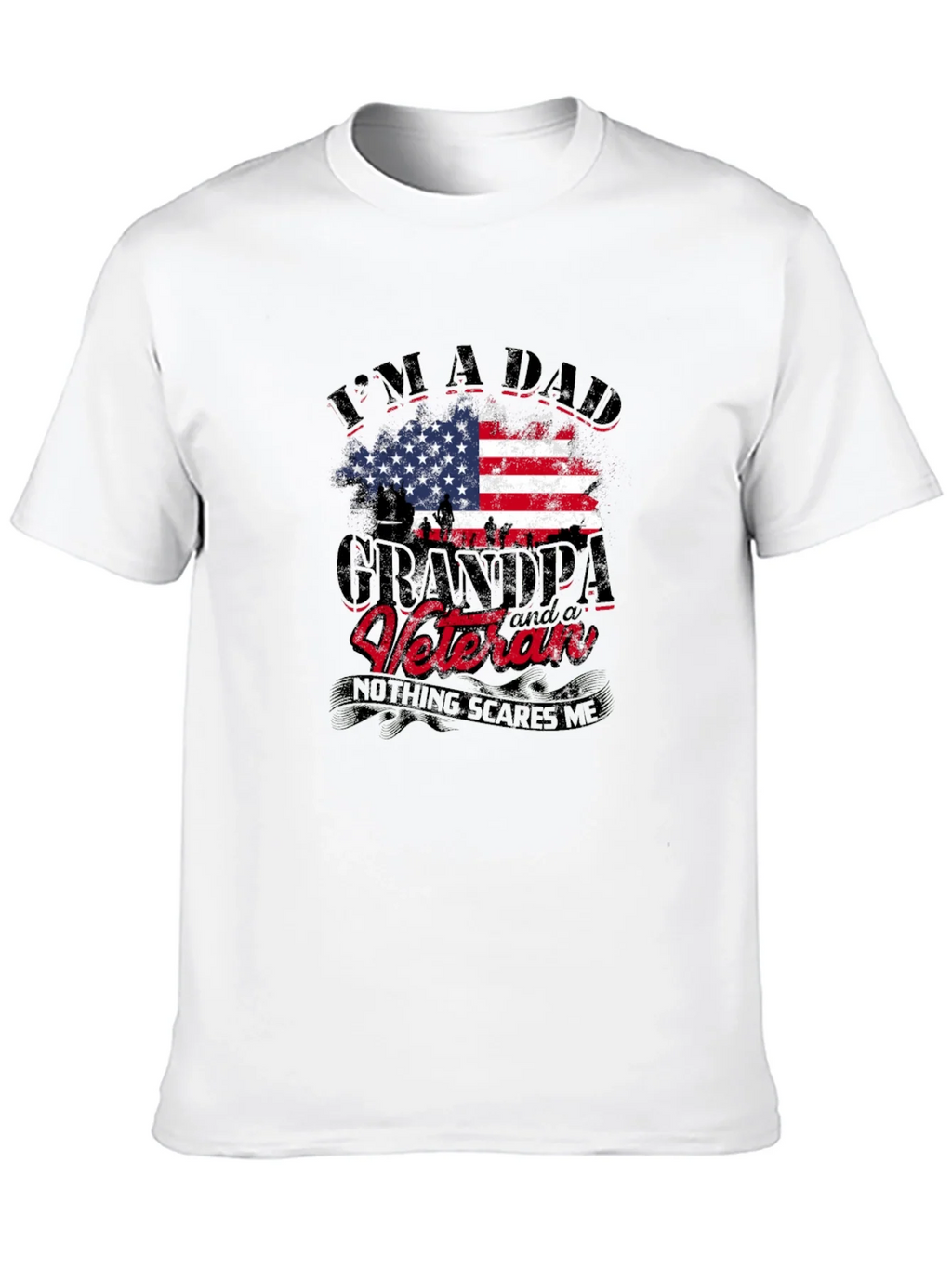 Dad Grandpa Veteran Graphic Tee product image 9
