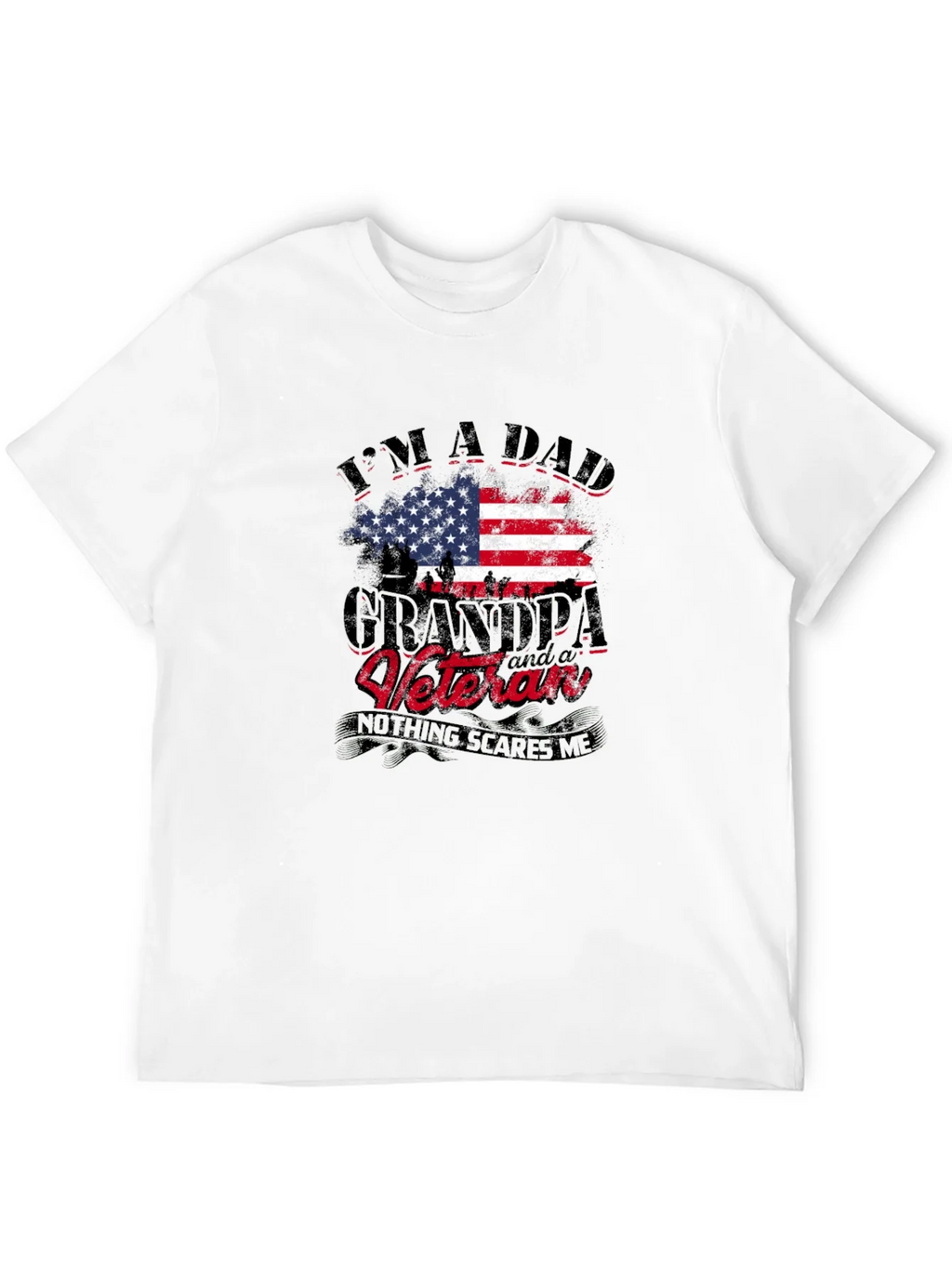 Dad Grandpa Veteran Graphic Tee product image 11
