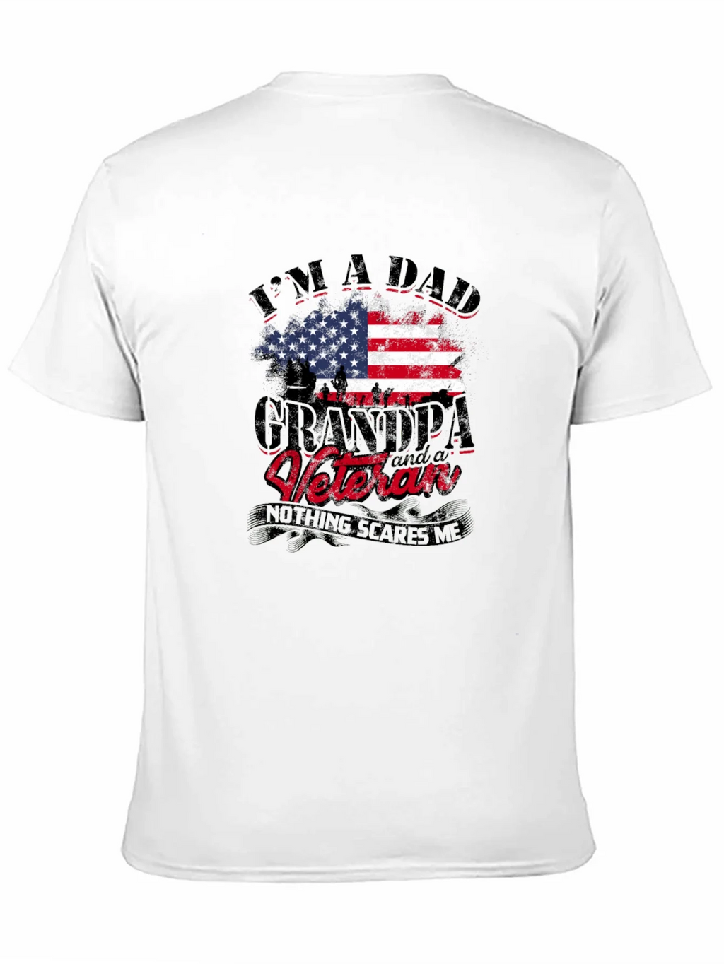 Dad Grandpa Veteran Graphic Tee product image 10