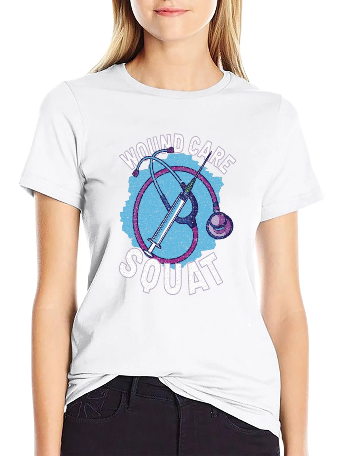 Wound Care Squad Black T-Shirt product image 8