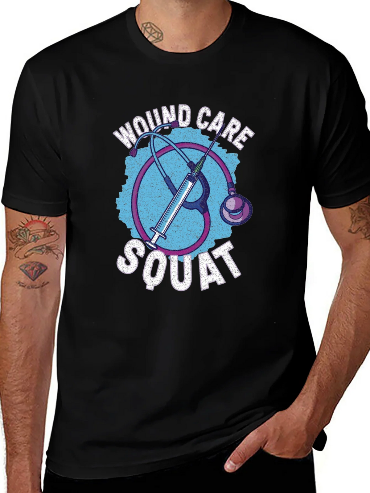 Wound Care Squad Black T-Shirt product image 1
