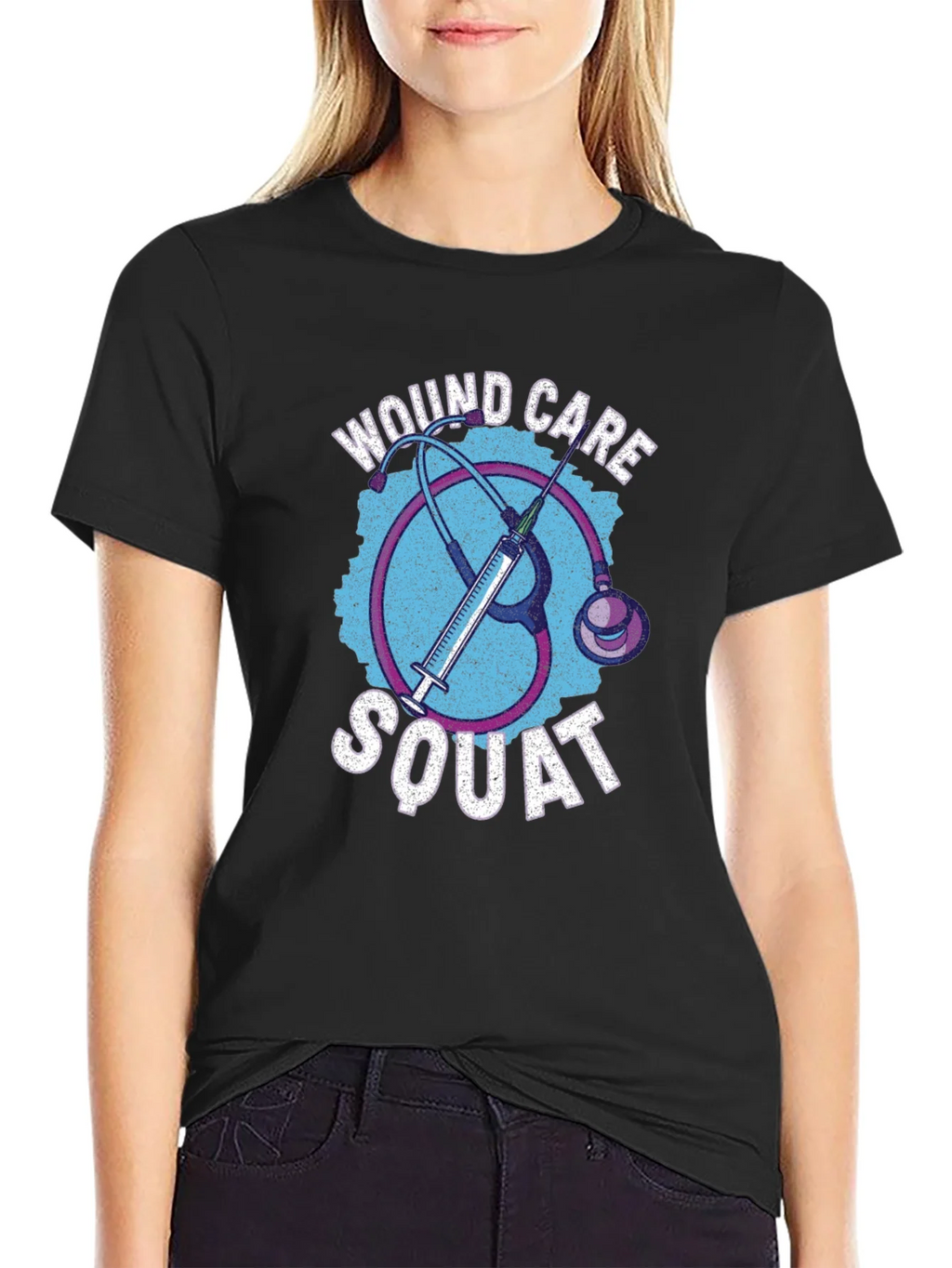 Wound Care Squad Black T-Shirt product image 2