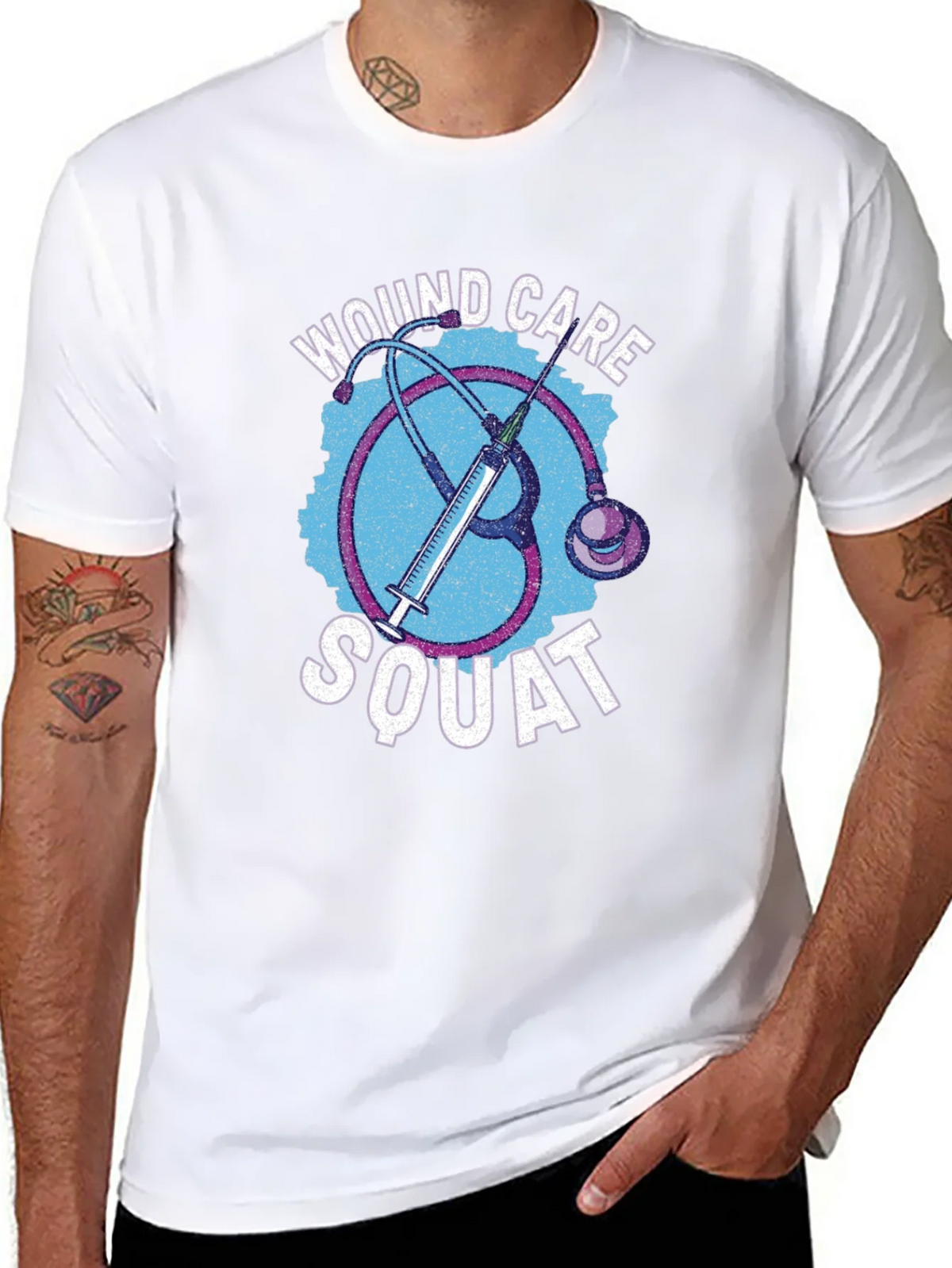 Wound Care Squad Black T-Shirt product image 7