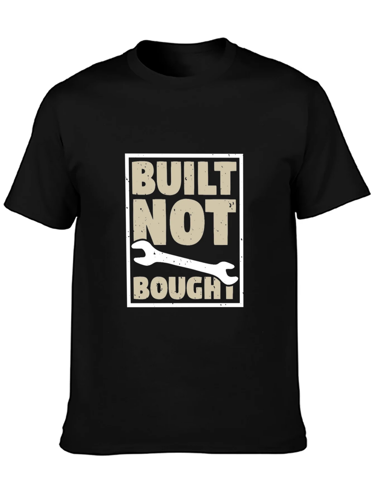 Built Not Bought Graphic Tee - DIY Mechanic Shirt product image 3