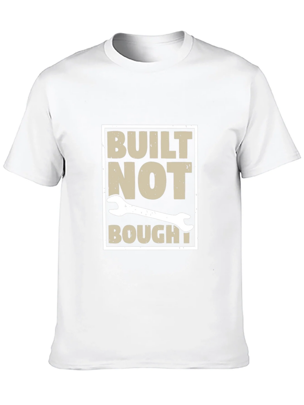 Built Not Bought Graphic Tee - DIY Mechanic Shirt product image 6