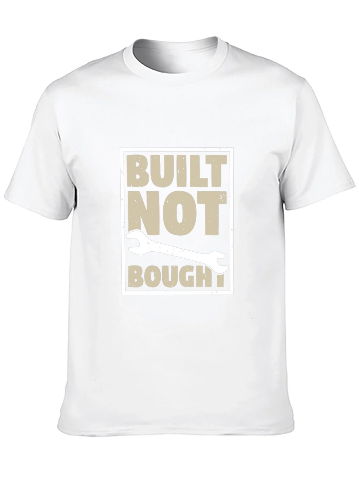 Built Not Bought Graphic Tee - DIY Mechanic Shirt product image 6