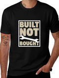 Built Not Bought Graphic Tee - DIY Mechanic Shirt product image 1