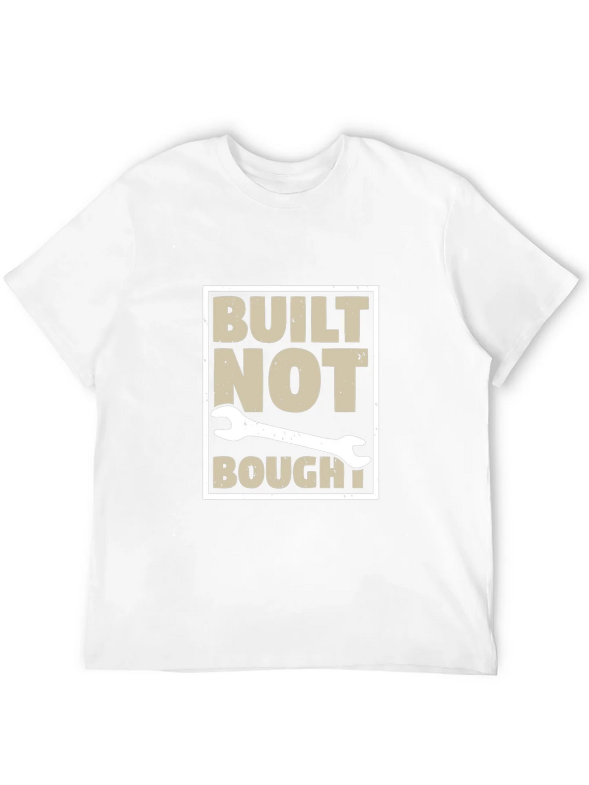 Built Not Bought Graphic Tee - DIY Mechanic Shirt product image 8