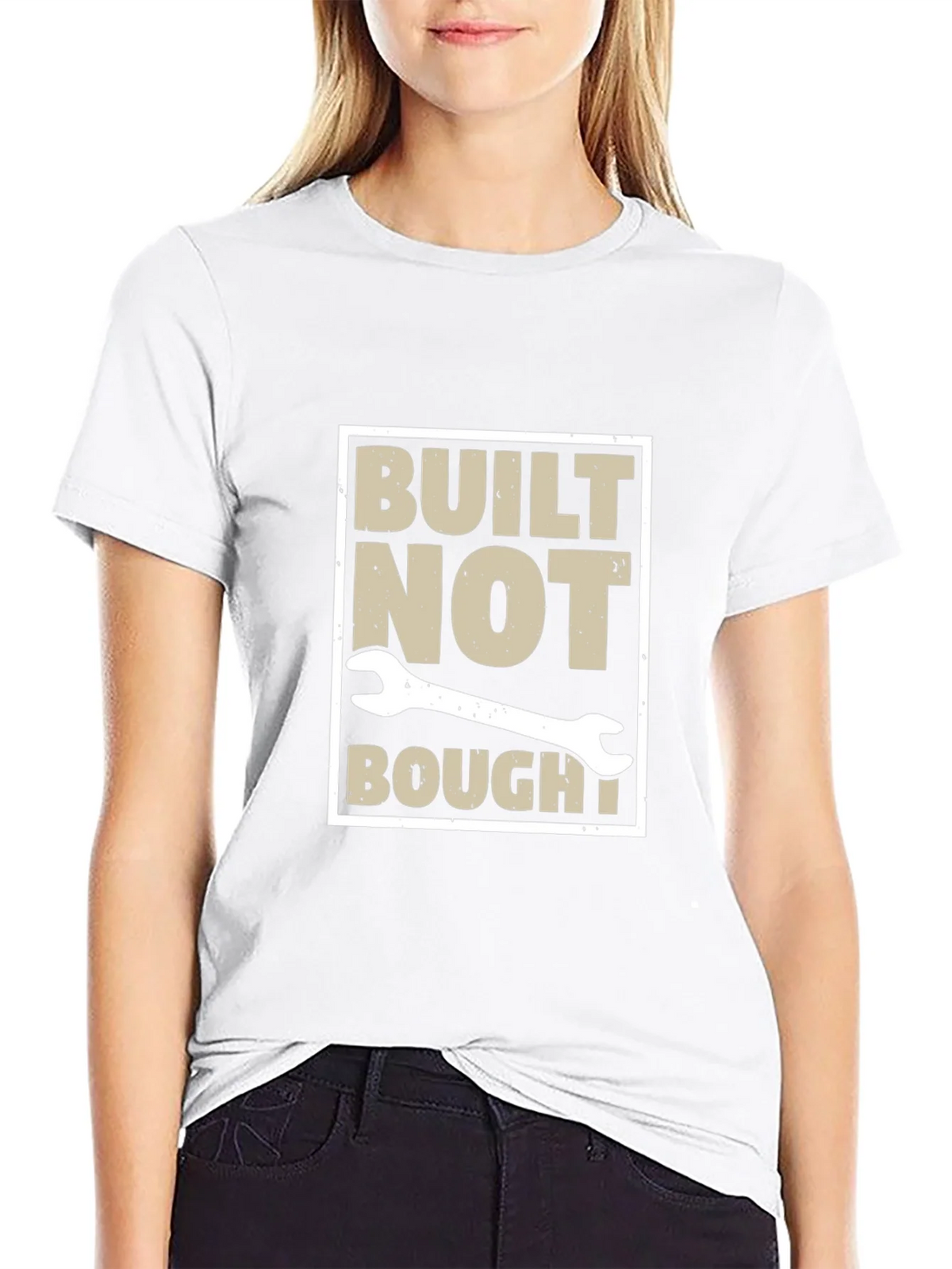 Built Not Bought Graphic Tee - DIY Mechanic Shirt product image 5
