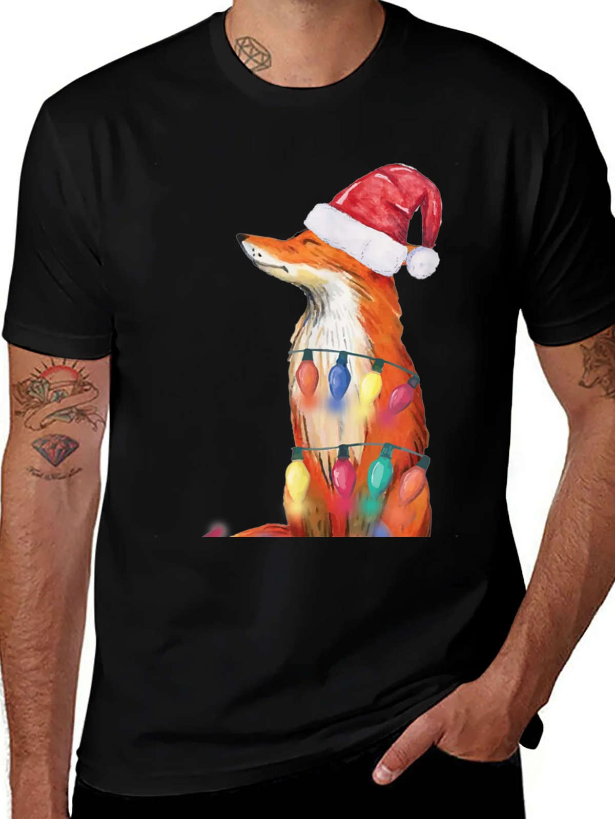 Festive Fox Christmas T-Shirt