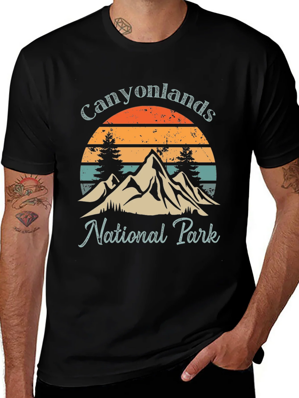 Canyonlands National Park Retro Graphic Tee product image 1