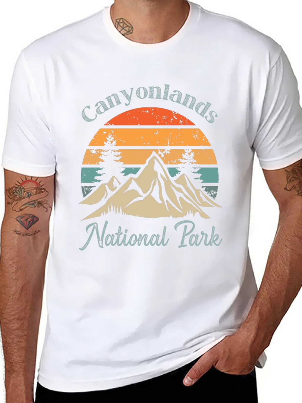 Canyonlands National Park Retro Graphic Tee product image 7
