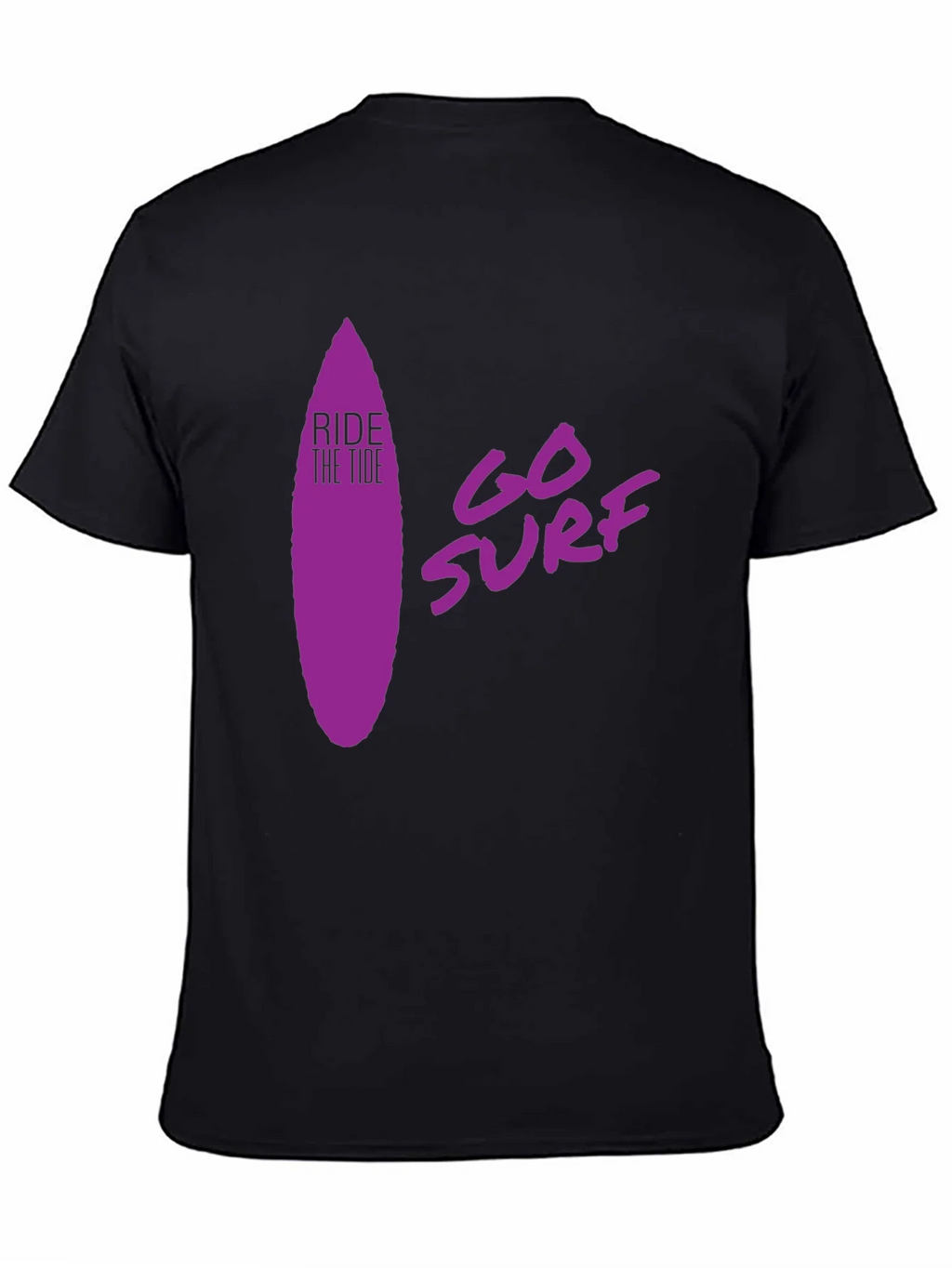 Ride the Tide Surf T-Shirt - Black product image 4