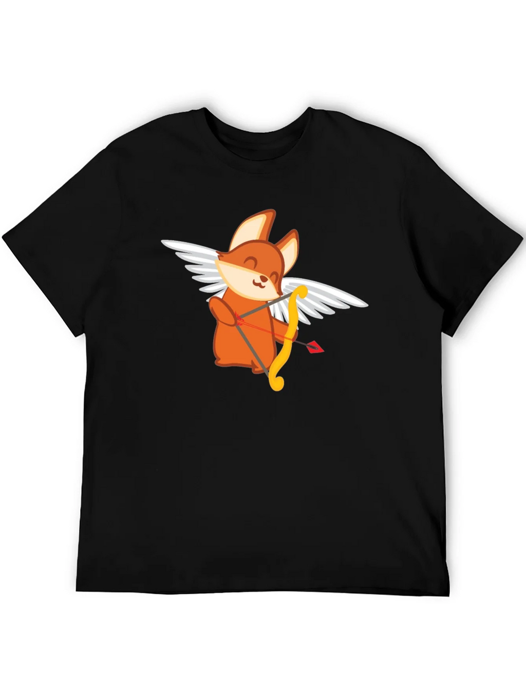Cupid Fox Graphic Tee - Love Arrow Shirt product image 5