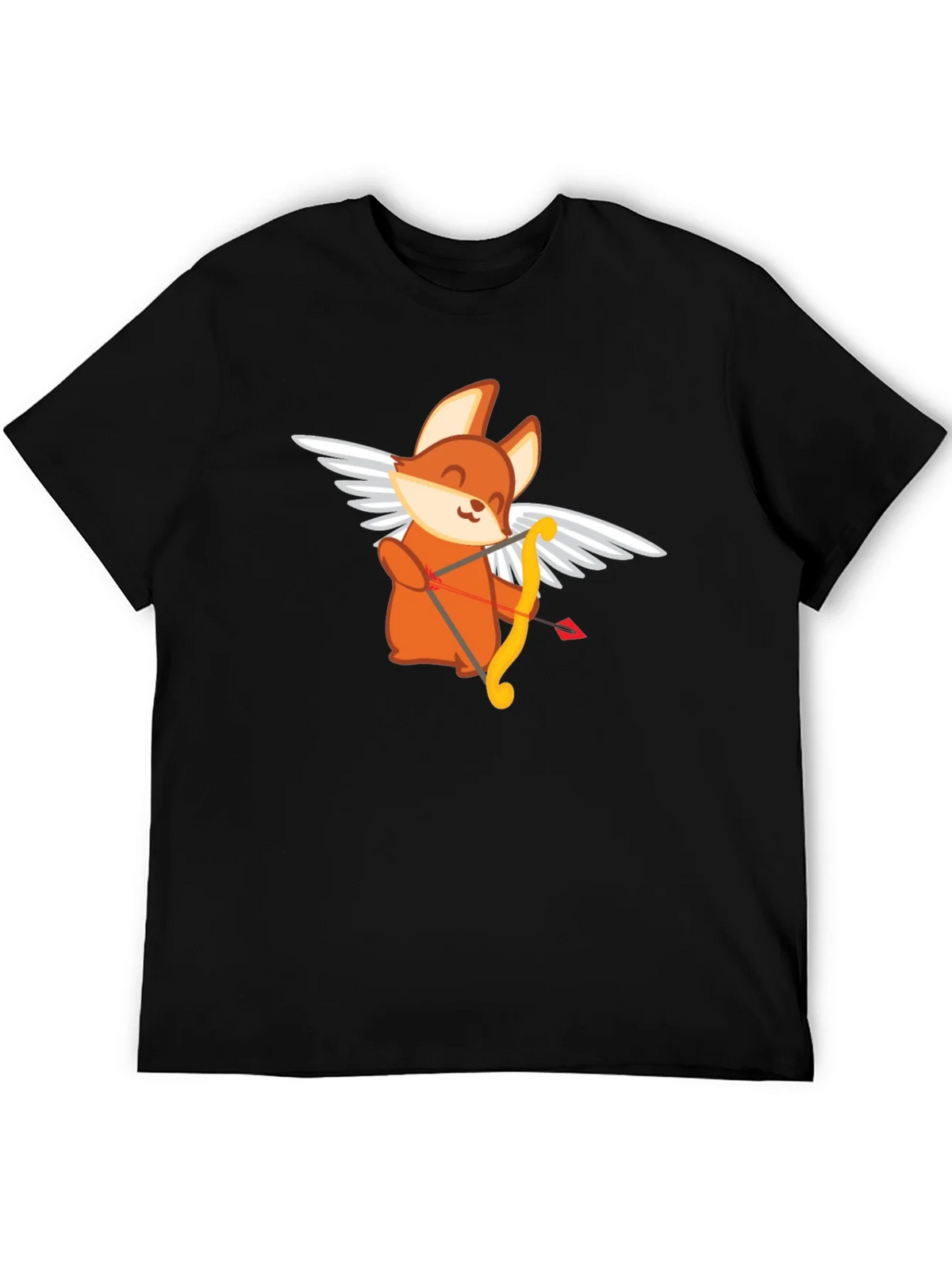 Cupid Fox Graphic Tee - Love Arrow Shirt product image 5
