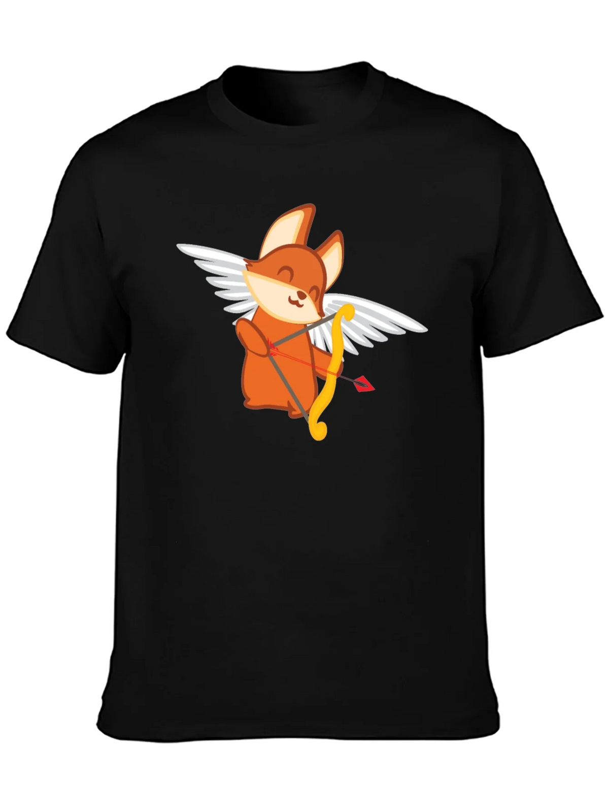 Cupid Fox Graphic Tee - Love Arrow Shirt product image 3