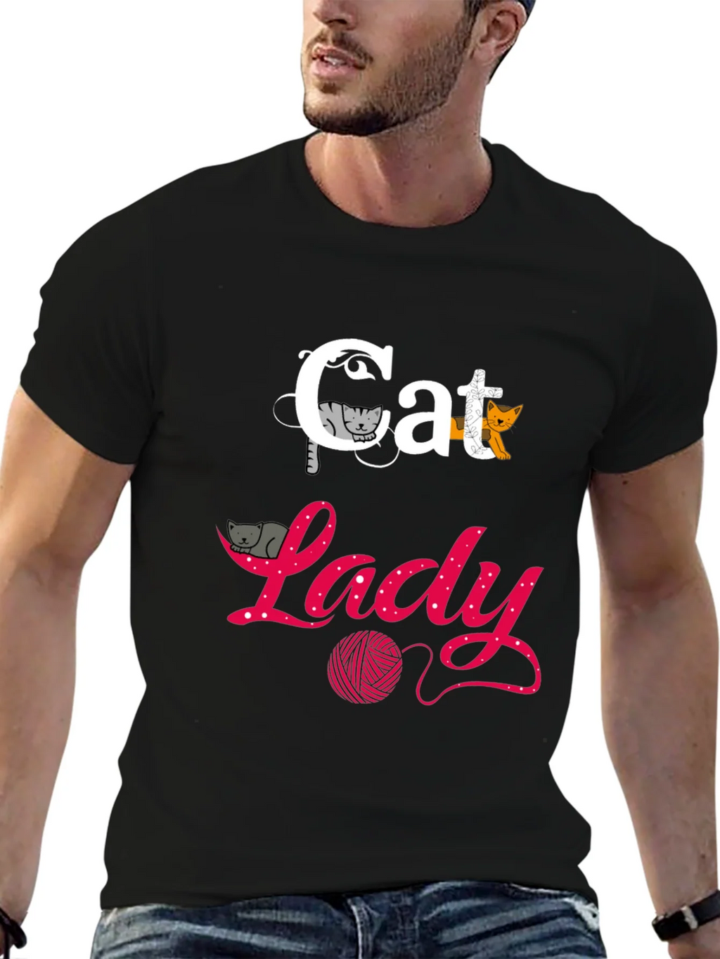 Cat Lady T-Shirt - Fun Graphic Tee product image 6