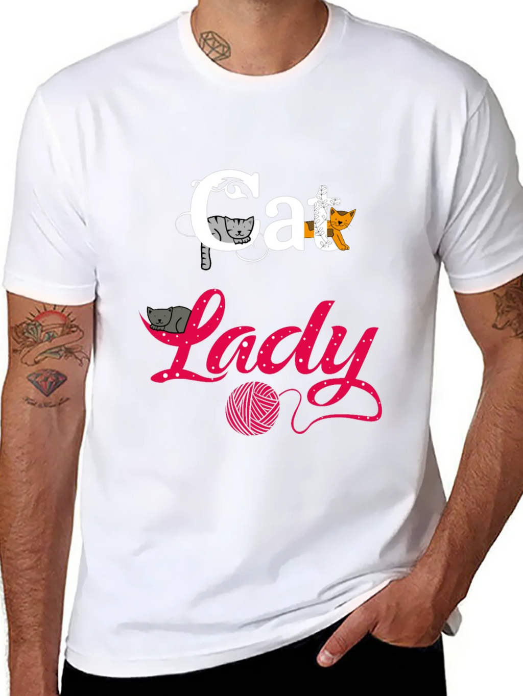 Cat Lady T-Shirt - Fun Graphic Tee product image 7