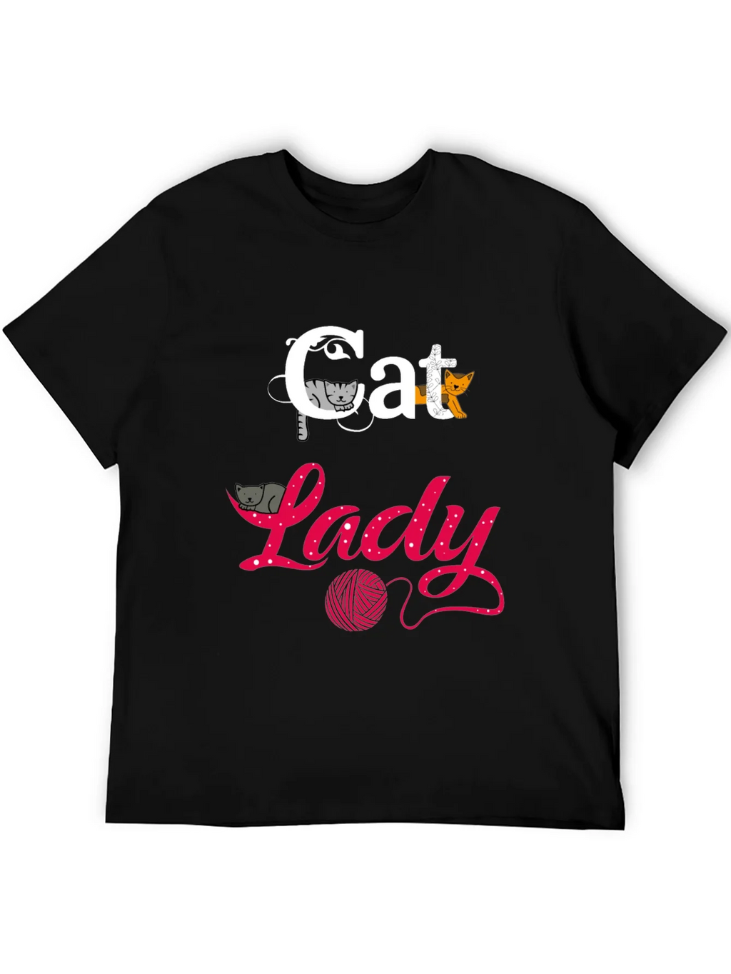 Cat Lady T-Shirt - Fun Graphic Tee product image 5