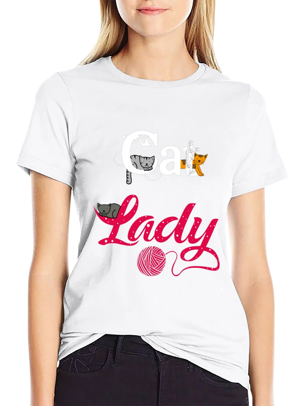 Cat Lady T-Shirt - Fun Graphic Tee product image 8