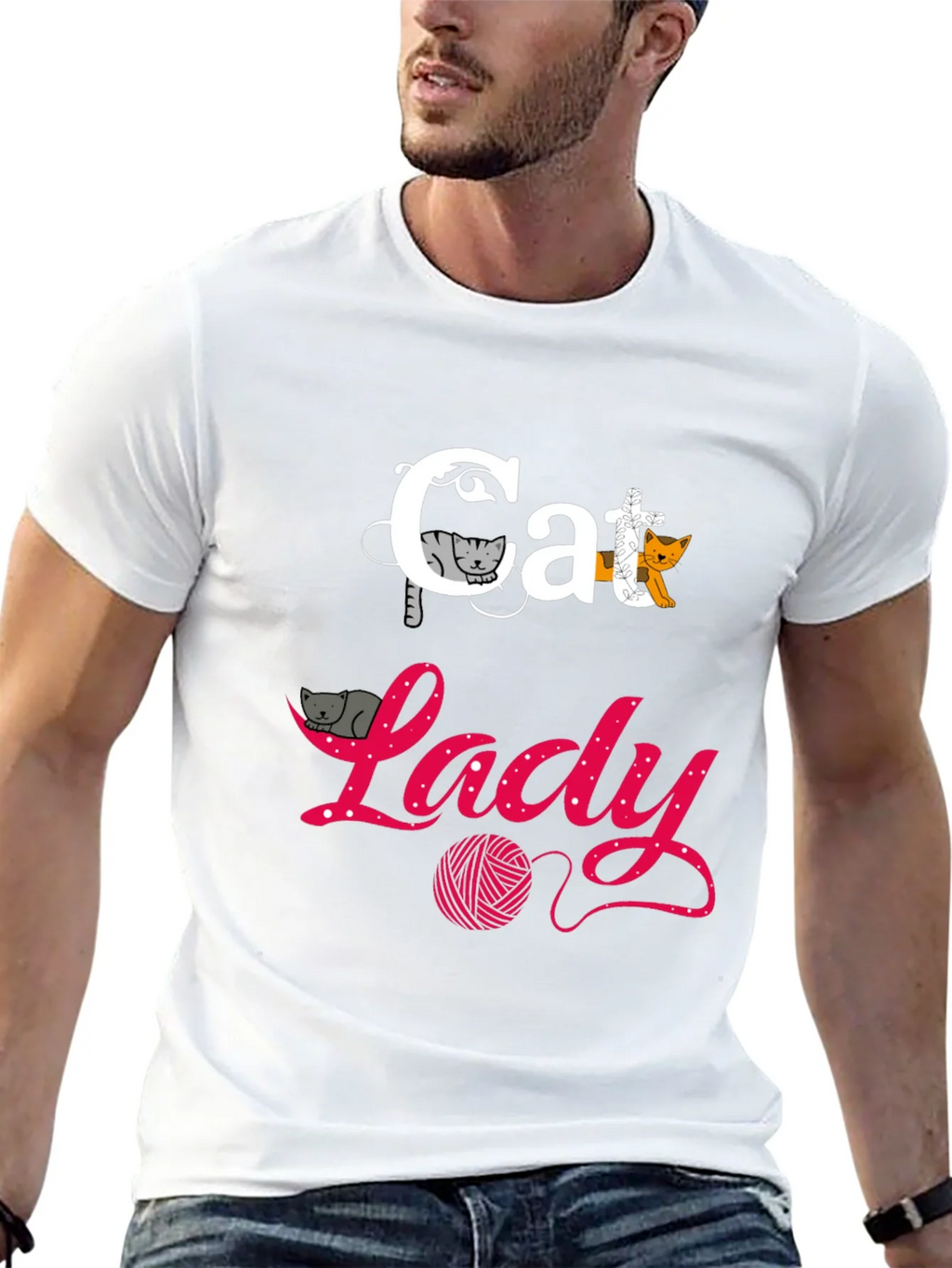 Cat Lady T-Shirt - Fun Graphic Tee product image 12