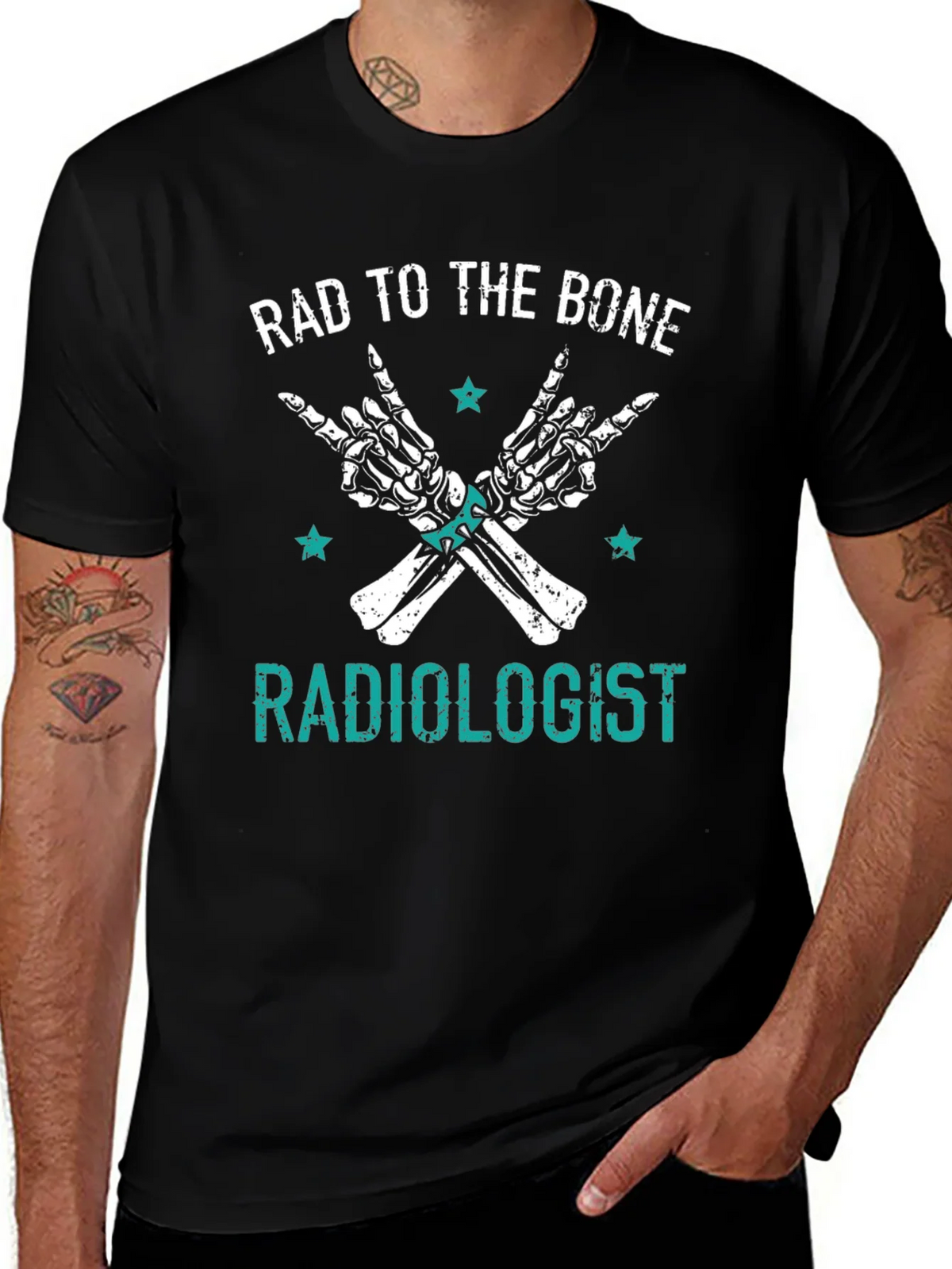Rad to the Bone Radiologist Graphic Tee product image 1
